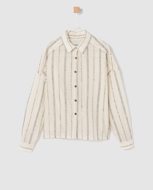 Camisa Antimilk às riscas