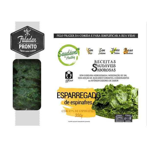 Esparregado de Espinafres embalagem 350 g