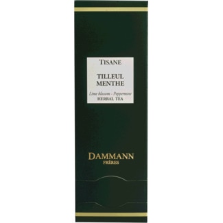 Dammann Fréres Tisana Tília e Menta embalagem 24 unidades