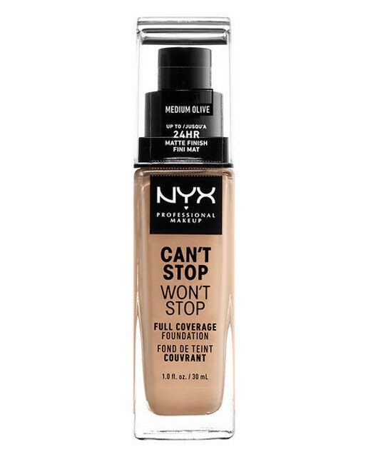 NYX Professional Makeup – Base de maquillaje Cant Stop Wont Stop 24-Hour Fndt NYX Professional Makeup.