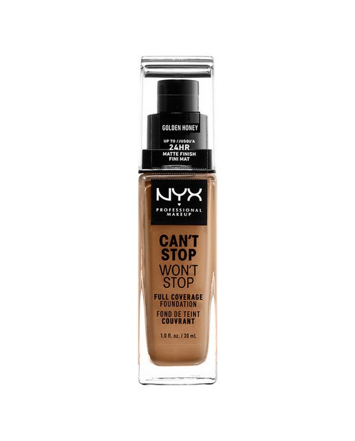 NYX Professional Makeup – Base de maquillaje Cant Stop Wont Stop 24-Hour Fndt NYX Professional Makeup.