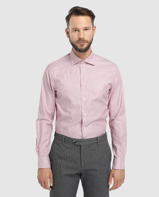 red striped shirt outfit men