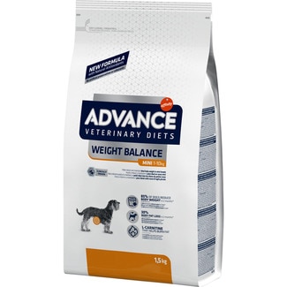 advance dog food container