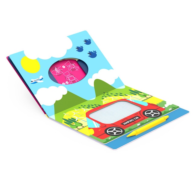 Libro con Pizarra de dibujo y Realidad Aumentada Magic Book 3D + Minijuegos Kibi