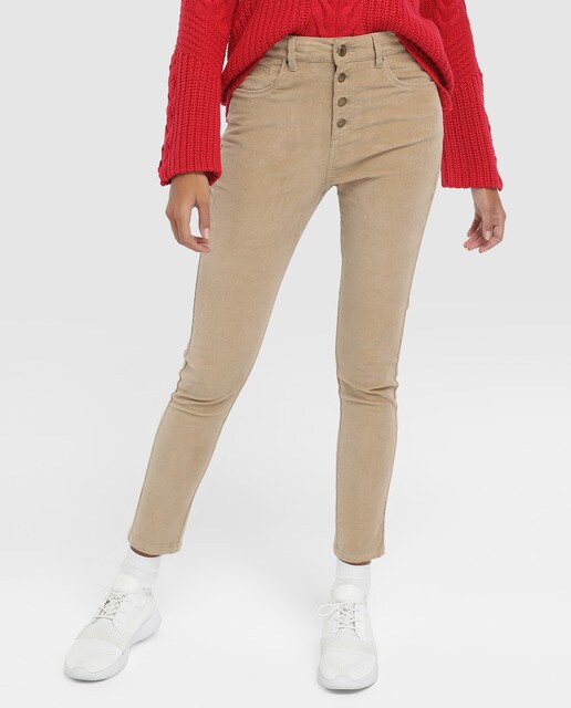 corduroy skinny trousers