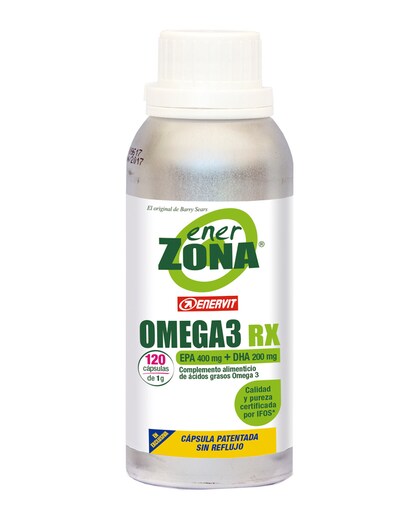 Aceite de Pescado 120 Caps 1g Omega 3 RX Enerzona