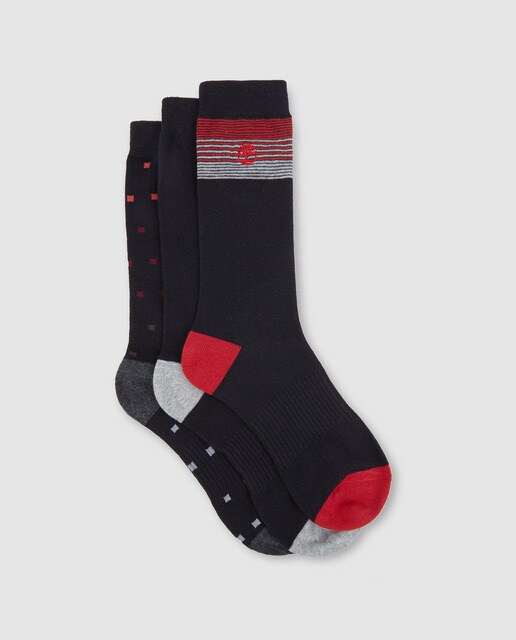 timberland black socks