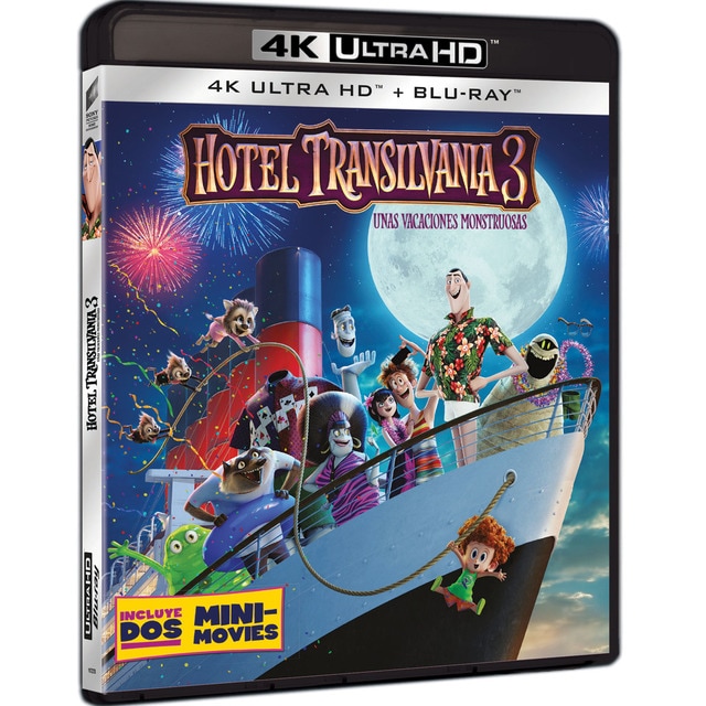 Hotel Transilvania 3: Unas vacaciones monstruosas (4K Ultra HD + Blu-Ray).