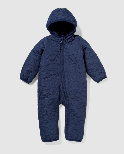 Babygro de bebé menino Gap em azul com capuz