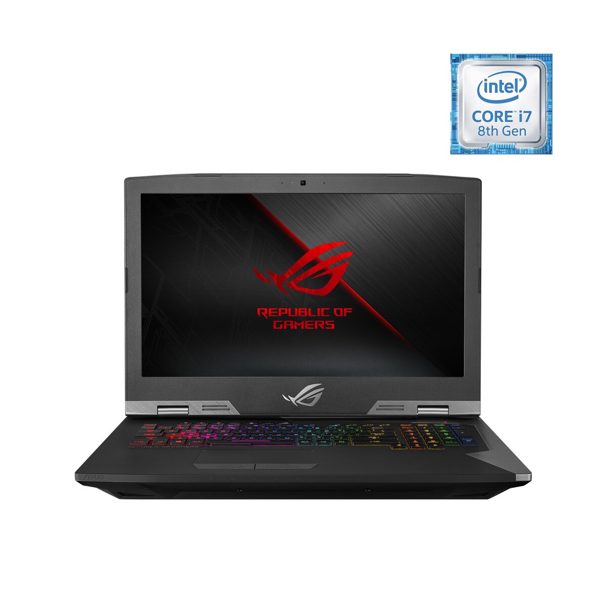 Portátil Gaming Asus Rog G703GI-E5070T, i7, 32 GB, 1 TB HDD + 256 GB SSD, GTX 1080 8GB