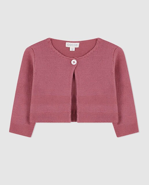 Casaco de bebé de rapariga Gocco em rosa