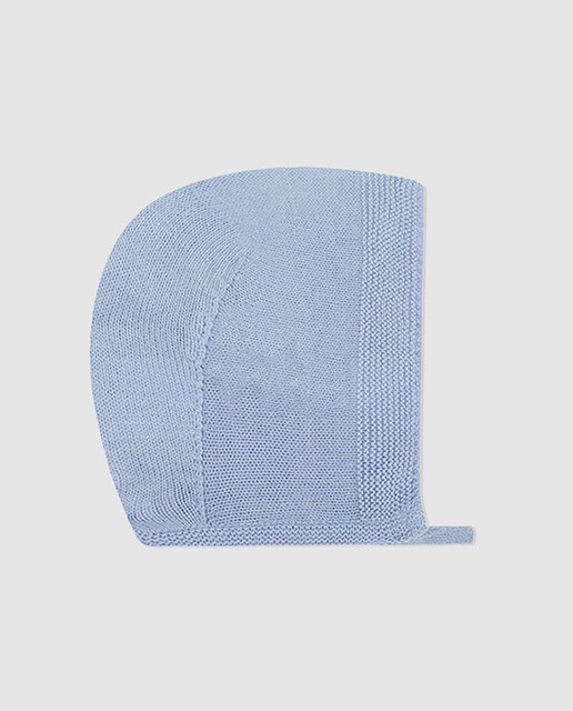 Gorro de bebé menino Gocco em tricot azul