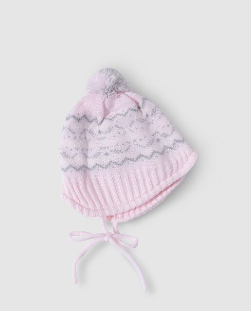 Gorro de bebé menina Dulces rosa