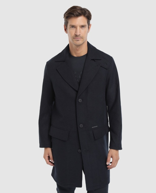 armani blue coat