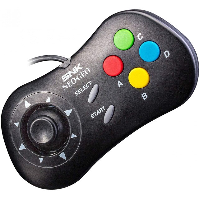 Mando Gamepad Neo Geo Mini Negro