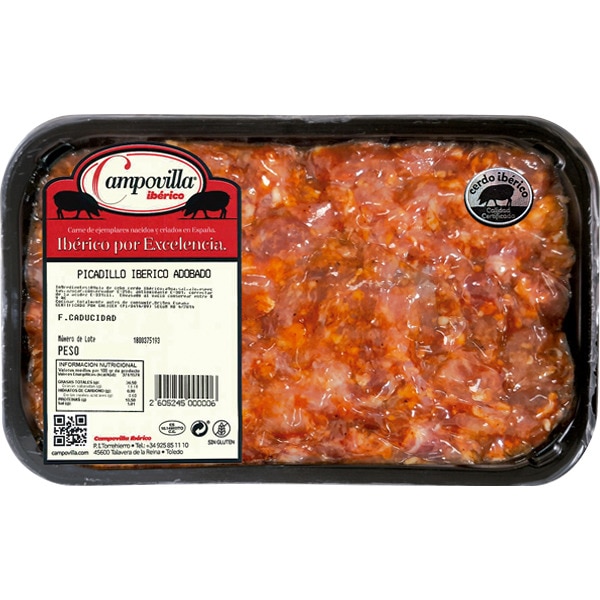 mariniertes Hackfleisch vom Iberischen Schwein glutenfrei und laktosefrei Schale 250 g