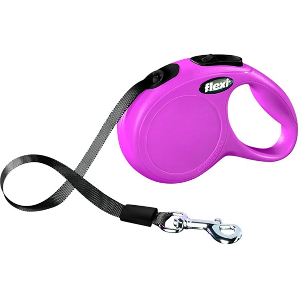 New Classic black extendible dog lead XS 3 m 1 each