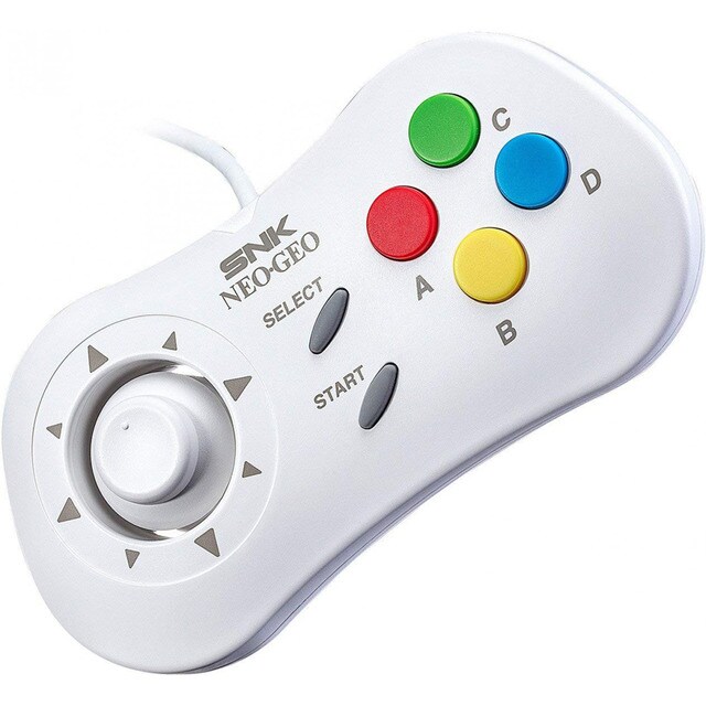 Mando Gamepad Neo Geo Mini Blanco