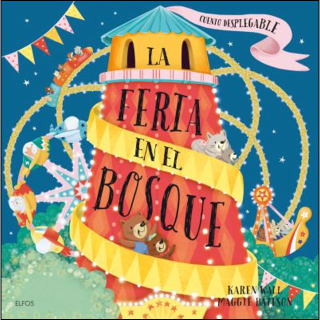 La feria en el bosque: Cuento desplegable (Tapa dura)