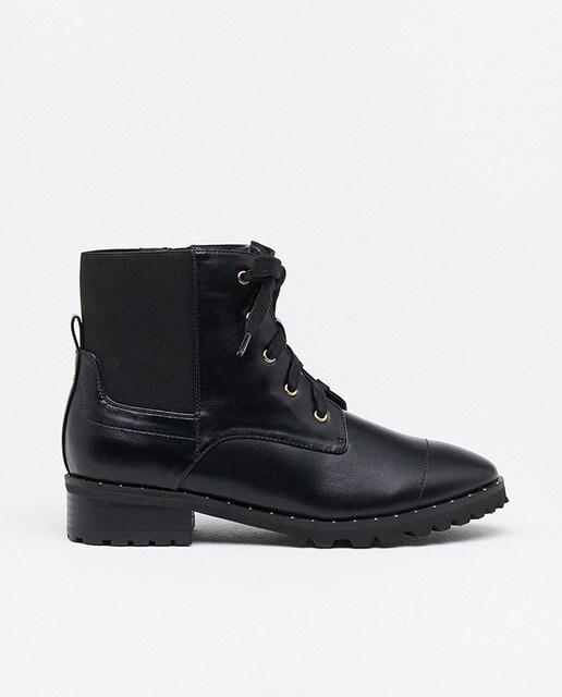 military style ankle boots womens