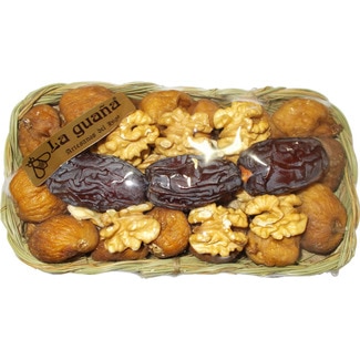 LA GUAÑA cesta nº39 Carpo higos secos, dátiles medjoul y nuez en grano 300 g