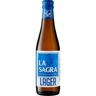 LA SAGRA LAGER cerveza rubia artesana castellana botella 33 cl - Hipercor