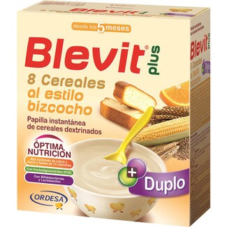 BLEVIT Plus Duplo Instantbrei 8 Cerealien als Biskuit ab dem 5. Monat Box 600 g