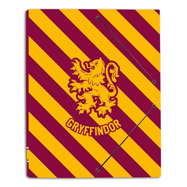 Carpeta Gomas A4 Polipropileno Harry Potter Gryffindor Amarillo