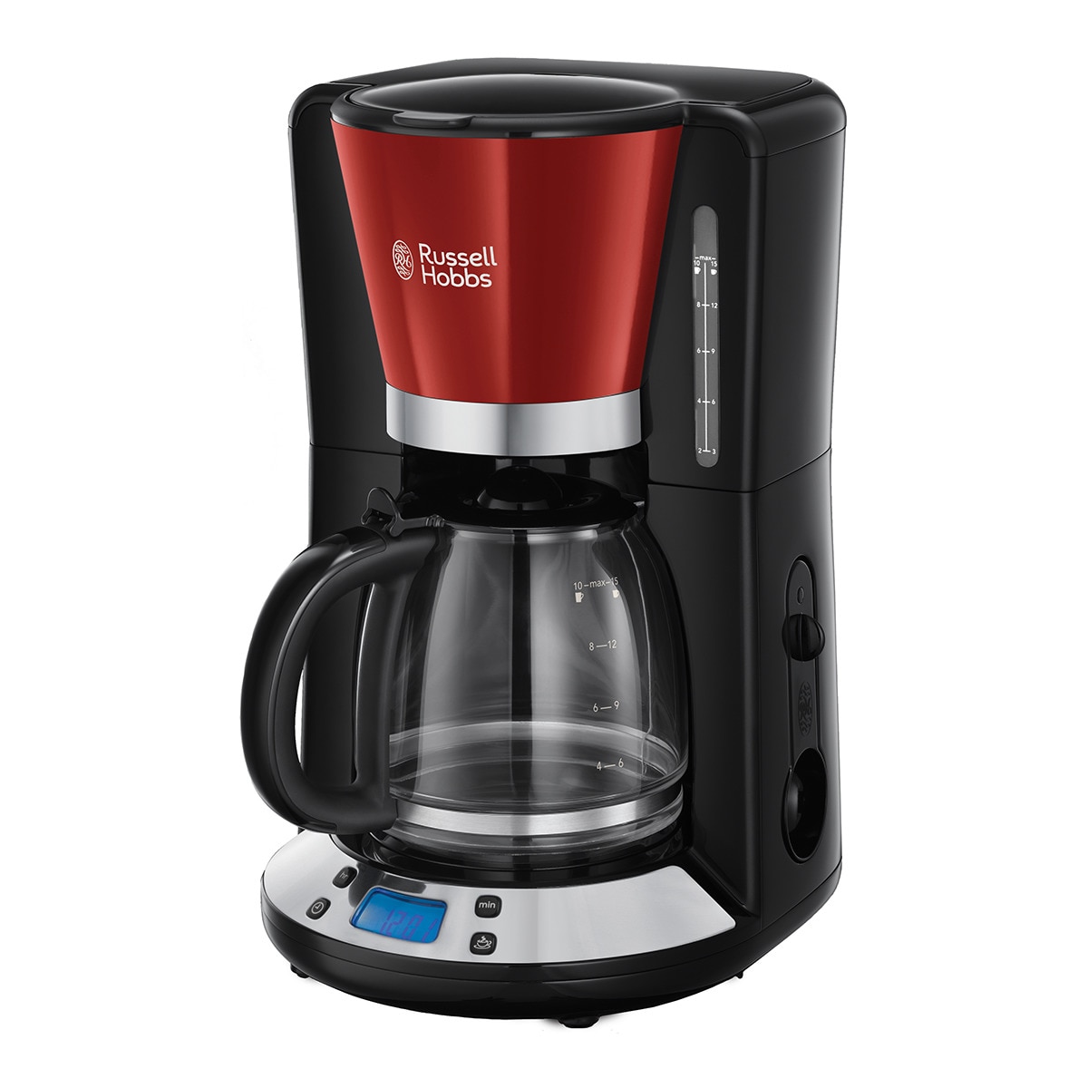 Russell Hobbs - Cafetera De Goteo Colours Plus Rojo Con Pantalla Lcd Rojo En Oferta Russell Hobbs - Cafetera De Goteo Russell Hobbs Colours Plus Rojo Con Pantalla Lcd.