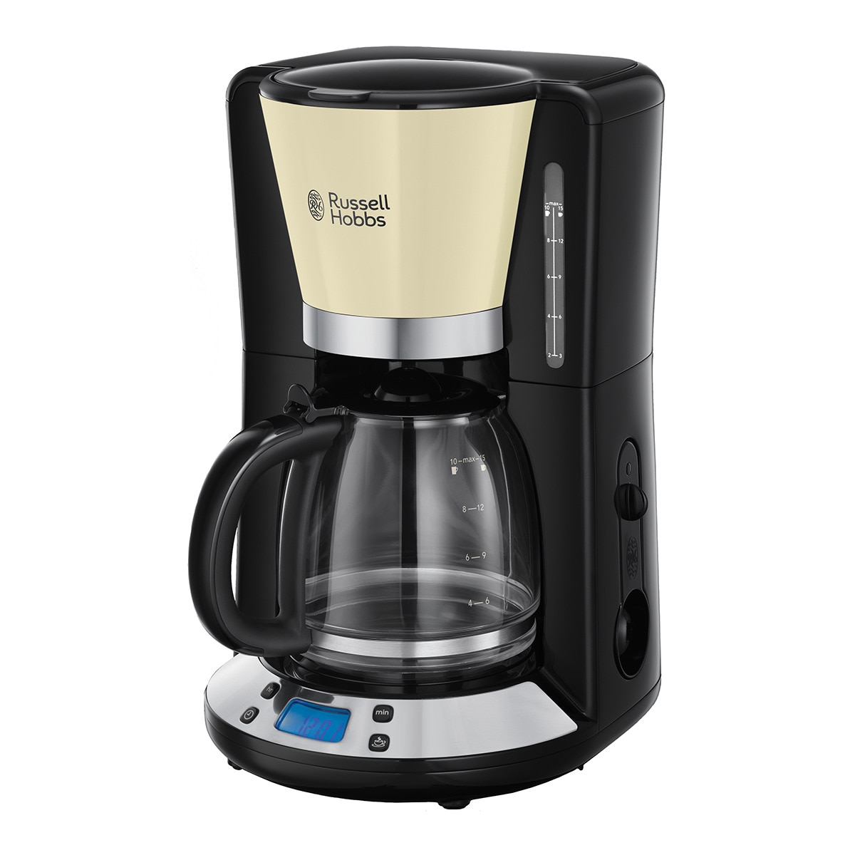 Russell Hobbs - Cafetera De Goteo Russell Hobbs Colours Plus Crema Con Pantalla Lcd.