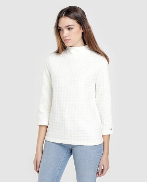 2018 primavera corta Sudaderas mujeres azul manga larga