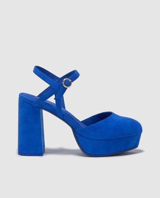 De · Corte Sandalias Zapatos Mujer Moda Inglés Azules El kO80nPw