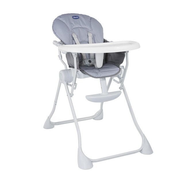 Trona Chicco Pocket Meal de color gris
