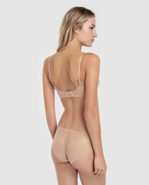 DKNY Modern Lines microfibre briefs with transparent fabric
