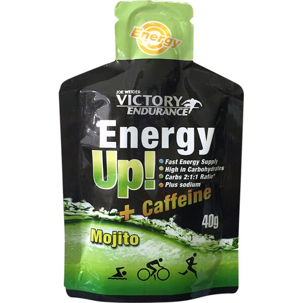 Endurance Energy Up! gel energizante con cafeína sabor mojito envase 40