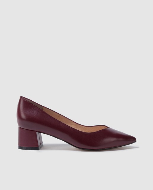 Sapatos de salto de mulher Zendra Basic bordeaux