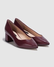 Sapatos de salto de mulher Zendra Basic bordeaux