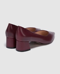 Sapatos de salto de mulher Zendra Basic bordeaux