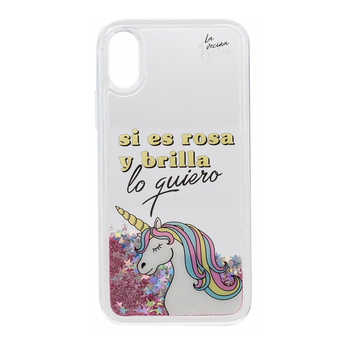 Carcasa iPhone X/Xs Vecina Rubia Rosa TF