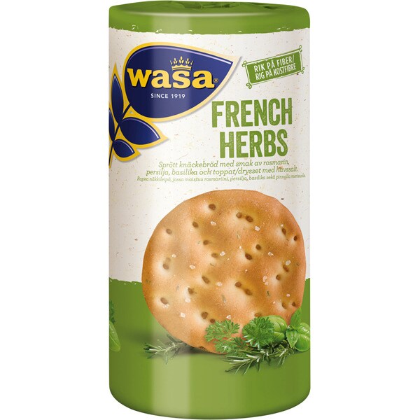 Crackers with French herbs container 250 g · WASA · Supermercado El