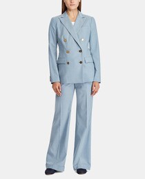 Blazer de mulher Lauren Ralph Lauren azul-claro