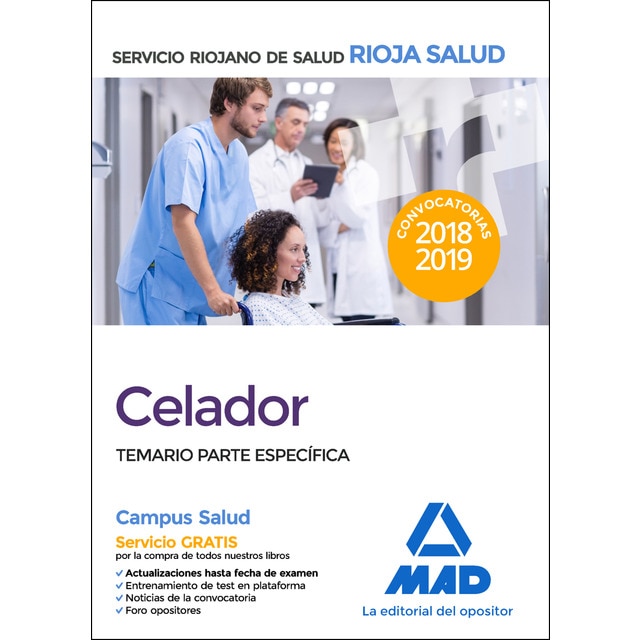 Celadores del servicio riojano de salud. Temario parte específica