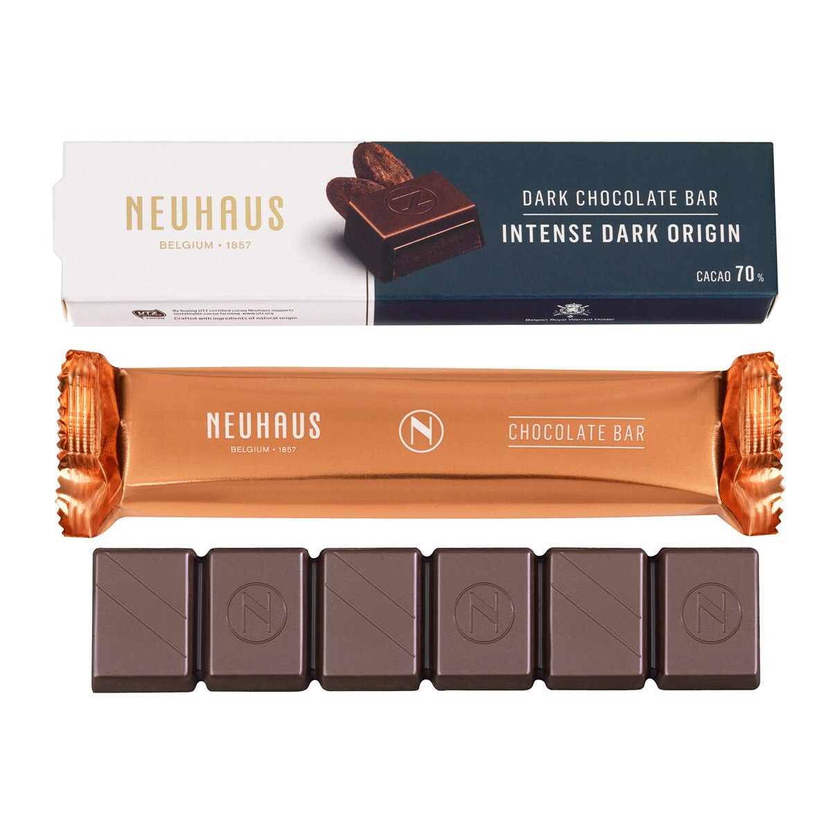 Chocolatina de chocolate negro intenso Neuhaus · Gourmet Club · El
