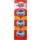 Kong Squeezz Brinquedo para Cão Action Médio embalagem 3 unidades