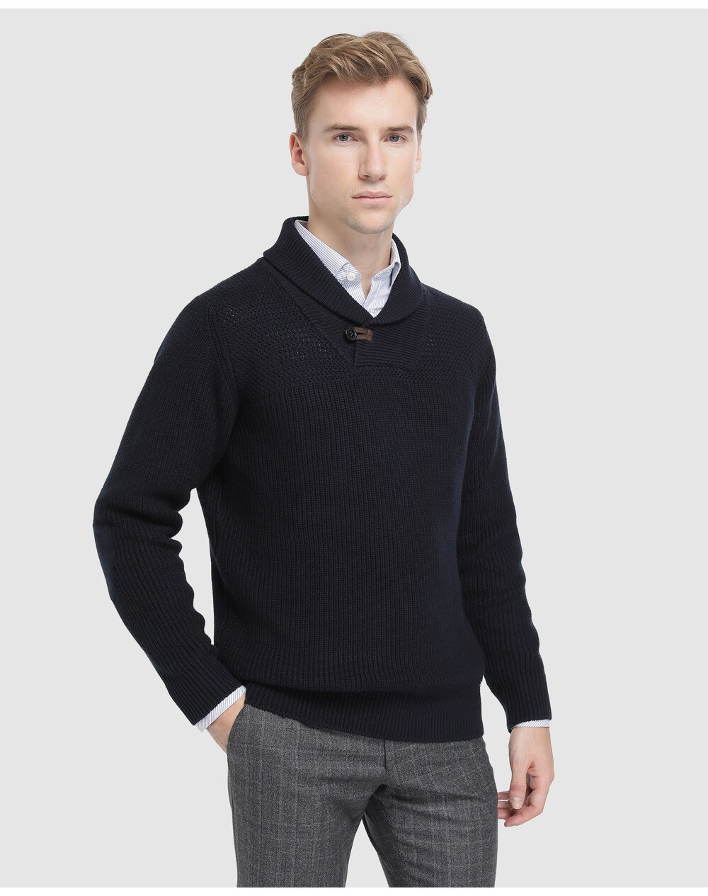 Classics Homme À Châle Bleu A26609690 Col Marine Pull Studio vAB1wHxqBU