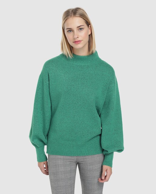 puff ball sweater