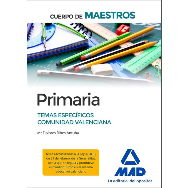 Cuerpo de maestros primaria. Temas específicos comunidad valenciana.pdf