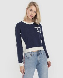 tommy letter jeans