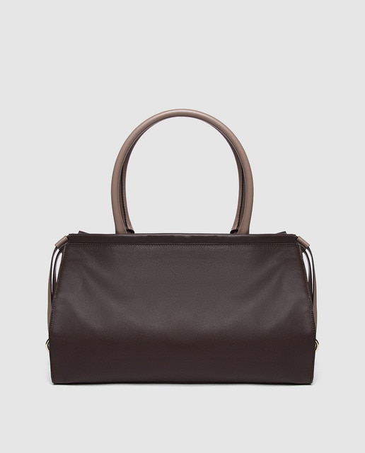 hombro en Roberto marró Verino de de Bolso piel vacuna H45qw0