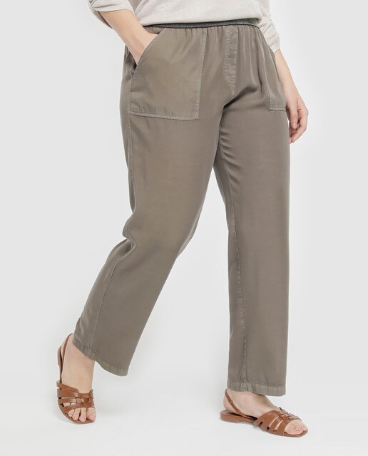 Couchel Pantalones El Inglés Corte Moda · Tallas Grandes Mujer wm0v8nN
